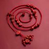 Cadena de vientre vintage de cinabrio natural Natural Cinnabar Vintage Belly Chain