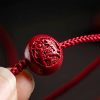 Cadena de vientre con zodiaco de cinabrio natural Natural Cinnabar Zodiac Belly Chain