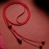 Cadena de vientre con zodiaco de cinabrio natural Natural Cinnabar Zodiac Belly Chain