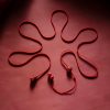 Cadena de vientre con zodiaco de cinabrio natural Natural Cinnabar Zodiac Belly Chain