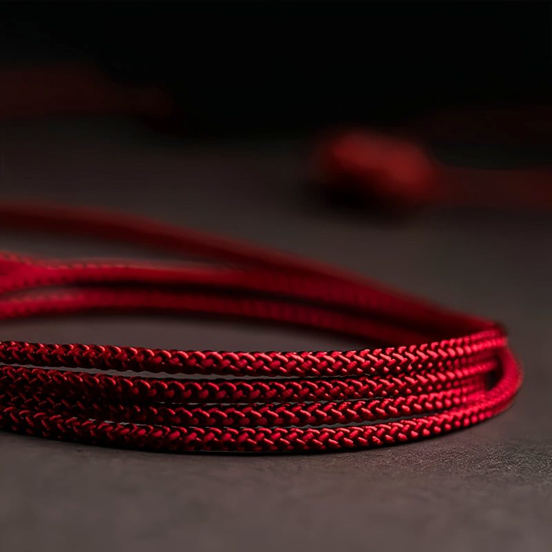 Cadena de vientre con zodiaco de cinabrio natural Natural Cinnabar Zodiac Belly Chain