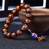 Pulseira de Ágata Tibetana de Veios de Dragão para Cura Tibetan Dragon Vein Agate Healing Bracelet