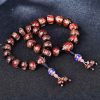 Pulseira de Ágata Tibetana de Veios de Dragão para Cura Tibetan Dragon Vein Agate Healing Bracelet