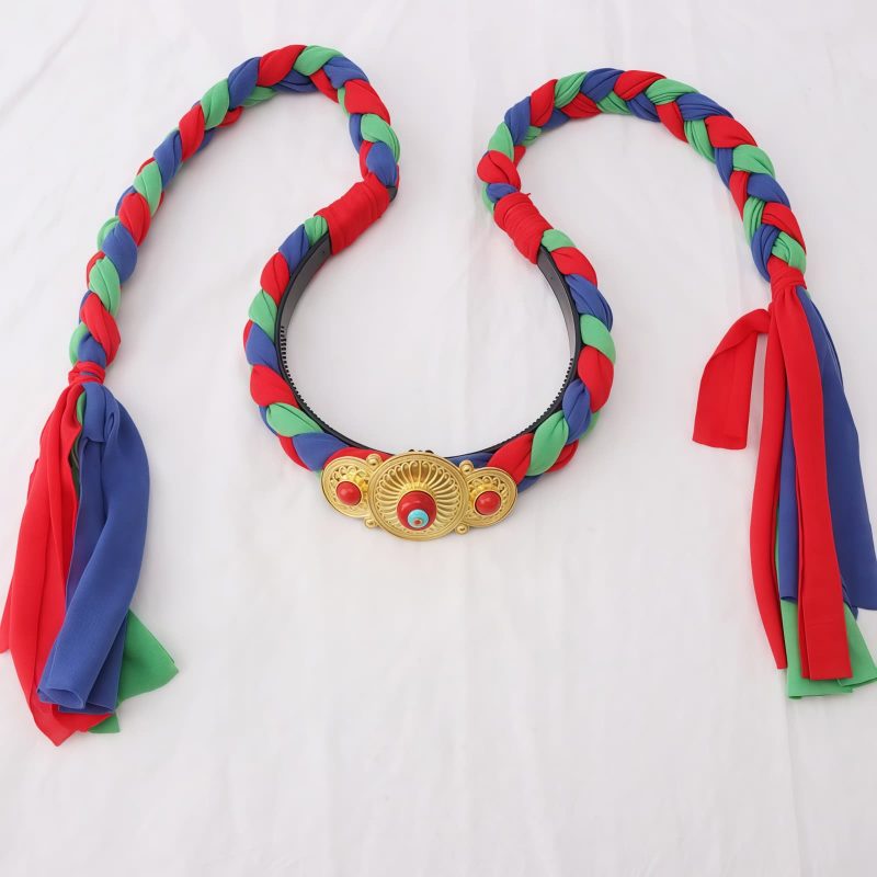 Decoración de Cabello con Borlas Coloridas Tibetanas Tibetan Colorful Tassel Hair Decoration