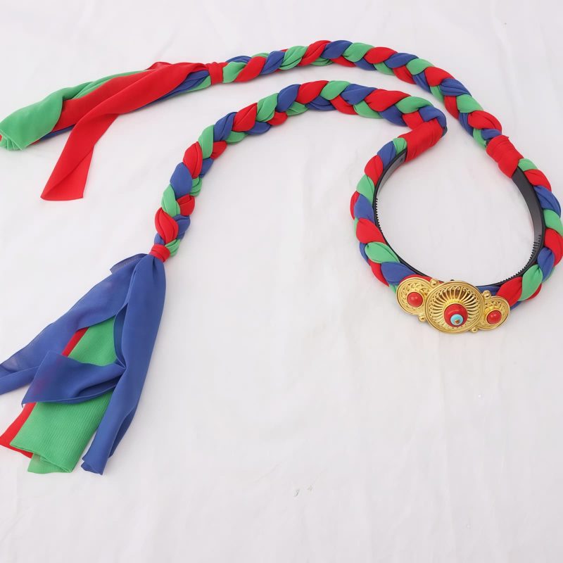 Decoración de Cabello con Borlas Coloridas Tibetanas Tibetan Colorful Tassel Hair Decoration