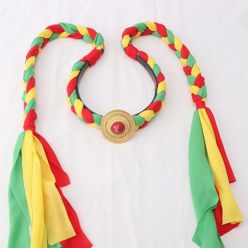 Decoración de Cabello con Borlas Coloridas Tibetanas Tibetan Colorful Tassel Hair Decoration
