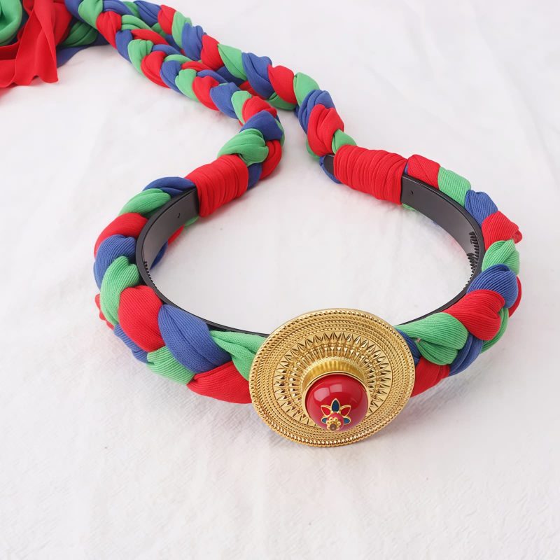 Decoración de Cabello con Borlas Coloridas Tibetanas Tibetan Colorful Tassel Hair Decoration