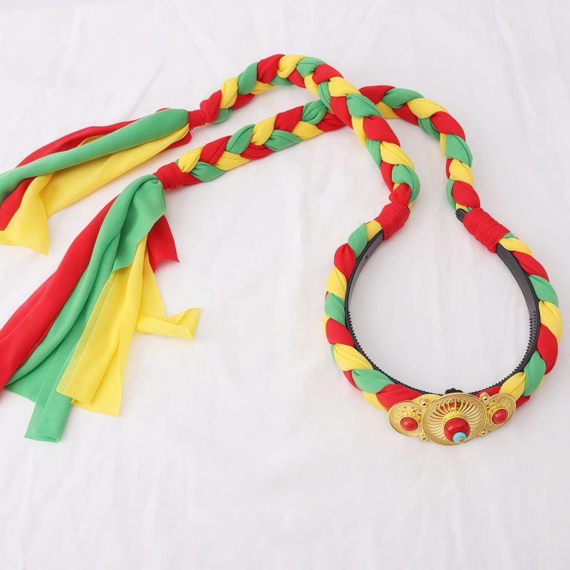 Decoración de Cabello con Borlas Coloridas Tibetanas Tibetan Colorful Tassel Hair Decoration