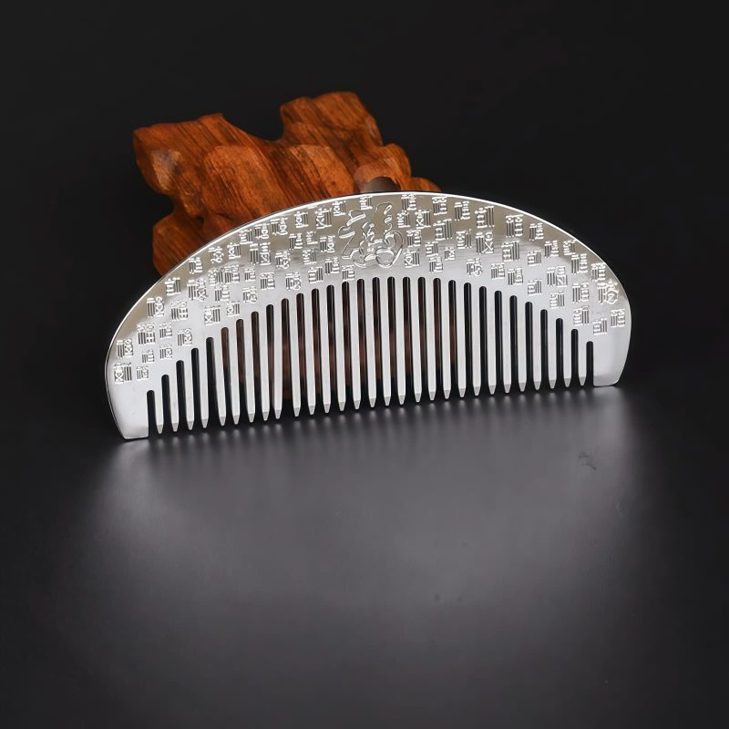 Peine de Dragón y Fénix de Aleación de Zinc Dorado de la Suerte Zinc Alloy Gold Lucky Dragon Phoenix Comb
