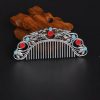 Peine de Dragón y Fénix de Aleación de Zinc Dorado de la Suerte Zinc Alloy Gold Lucky Dragon Phoenix Comb