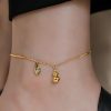 Tobillera de la Fortuna con Calabaza de Oro de 18K 18K Gold Lucky Gourd Wealth Anklet