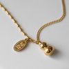 Tobillera de la Fortuna con Calabaza de Oro de 18K 18K Gold Lucky Gourd Wealth Anklet