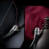 Collar con Diente de Lobo de Obsidiana Negra en Plata 925 925 Silver Black Obsidian Wolf Tooth Necklace