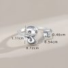 Anillo Ajustable de Serpiente del Zodiaco Chino en Plata 925 925 Silver Chinese Zodiac Snake Adjustable Ring