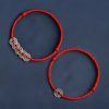سوار يد من الفضة عيار 925 مزينًا بخمس عملات إمبراطورية للحماية 925 Silver Five Emperor Coins Protection Bracelet