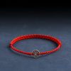 سوار يد من الفضة عيار 925 مزينًا بخمس عملات إمبراطورية للحماية 925 Silver Five Emperor Coins Protection Bracelet