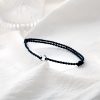أسورة فضة عيار 925 على شكل عقدة السلام 925 Silver Peace Knot Anklet
