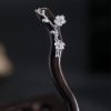 Horquilla de Flor de Ciruelo en Plata 925 925 Silver Plum Blossom Hairpin