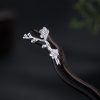 Horquilla de Flor de Ciruelo en Plata 925 925 Silver Plum Blossom Hairpin