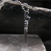 قلادة تعليقة من الفضة عيار 925 على شكل فاجرا دورجي لسنة التنين 925 Silver Year of the Dragon Dorje Vajra Necklace Pendant