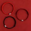 Pulsera Trenzada de Protección y Abundancia en Plata Esterlina 925 925 Sterling Silver Braided Wealth Protection Bracelet