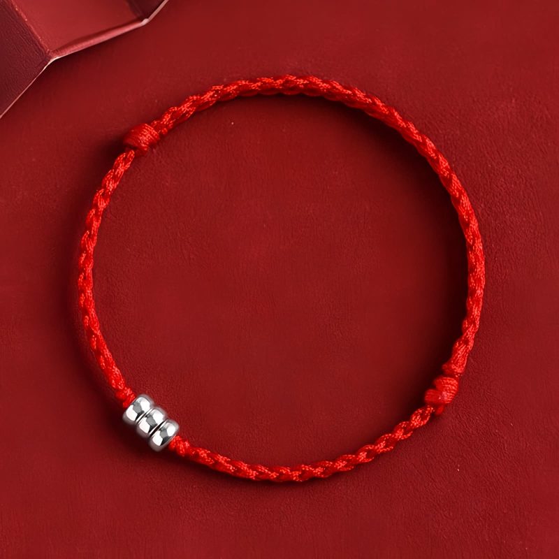 Pulsera Trenzada de Protección y Abundancia en Plata Esterlina 925 925 Sterling Silver Braided Wealth Protection Bracelet