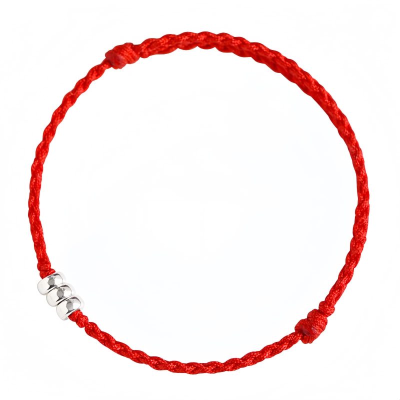 Pulsera Trenzada de Protección y Abundancia en Plata Esterlina 925 925 Sterling Silver Braided Wealth Protection Bracelet