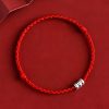 Pulsera Trenzada de Protección y Abundancia en Plata Esterlina 925 925 Sterling Silver Braided Wealth Protection Bracelet
