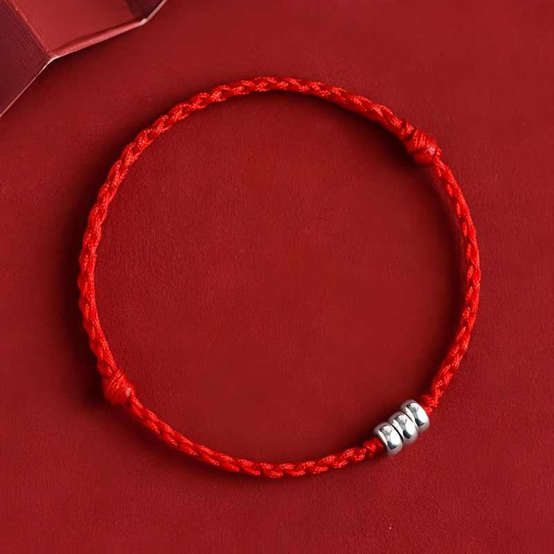Pulsera Trenzada de Protección y Abundancia en Plata Esterlina 925 925 Sterling Silver Braided Wealth Protection Bracelet