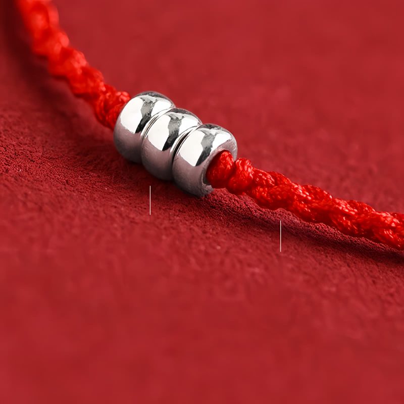 Pulsera Trenzada de Protección y Abundancia en Plata Esterlina 925 925 Sterling Silver Braided Wealth Protection Bracelet