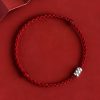 Pulsera Trenzada de Protección y Abundancia en Plata Esterlina 925 925 Sterling Silver Braided Wealth Protection Bracelet