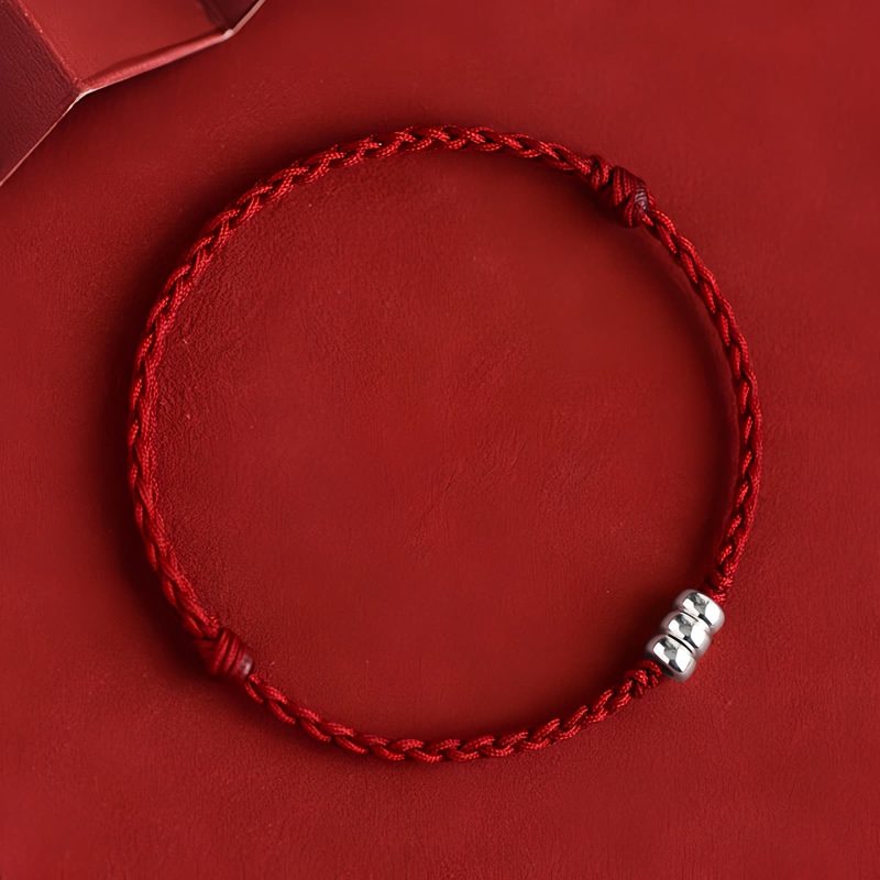 Pulsera Trenzada de Protección y Abundancia en Plata Esterlina 925 925 Sterling Silver Braided Wealth Protection Bracelet