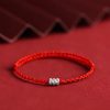 Pulsera Trenzada de Protección y Abundancia en Plata Esterlina 925 925 Sterling Silver Braided Wealth Protection Bracelet