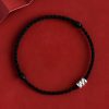 Pulsera Trenzada de Protección y Abundancia en Plata Esterlina 925 925 Sterling Silver Braided Wealth Protection Bracelet