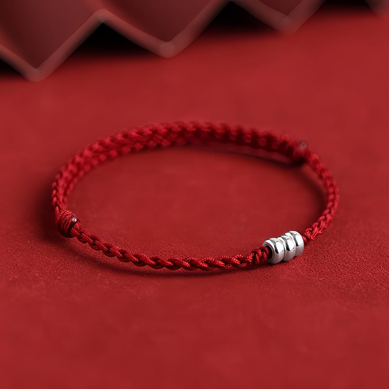 Pulsera Trenzada de Protección y Abundancia en Plata Esterlina 925 925 Sterling Silver Braided Wealth Protection Bracelet