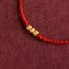 سوار يد مصنوع يدويًا من ذهب عيار 999 للحماية 999 Gold Handmade Protection Bracelet