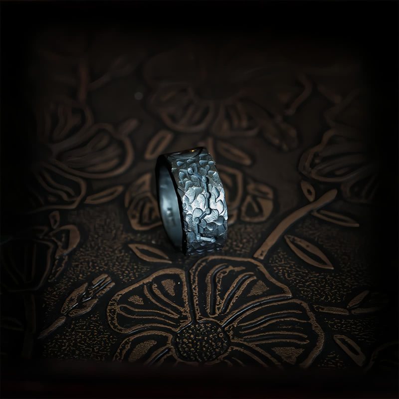 Anillo de Equilibrio Yin Yang en Plata 999 999 Silver Yin Yang Balance Ring