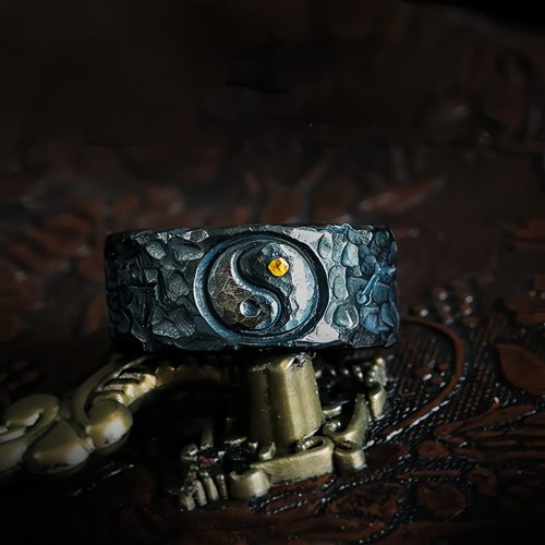 999 Silver Yin Yang Balance Ring 999 Silver Yin Yang Balance Ring