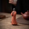 Dekorasi Patung Biksu Meditasi Keramik yang Penuh Welas Asih Ceramic Compassion Meditating Monk Decoration