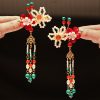 Pasador de Pelo con Flores Chinas, Perlas y Conejo Chinese Flower Pearl Rabbit Hair Clip