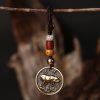 Llavero Decorativo con el Zodiaco Chino - Cobre Copper Keychain Decoration - Chinese Zodiac