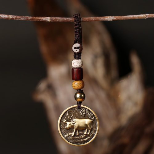 Llavero Decorativo con el Zodiaco Chino - Cobre Llavero Decorativo con el Zodiaco Chino - Cobre
