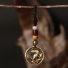 Llavero Decorativo con el Zodiaco Chino - Cobre Copper Keychain Decoration - Chinese Zodiac