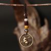 Llavero Decorativo con el Zodiaco Chino - Cobre Copper Keychain Decoration - Chinese Zodiac