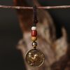 Llavero Decorativo con el Zodiaco Chino - Cobre Copper Keychain Decoration - Chinese Zodiac