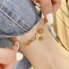 Tornozeleira Tradicional com Moedas de Cobre e Sino Traditional Copper Coins Bell Charm Anklet