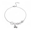 Tornozeleira Tradicional com Moedas de Cobre e Sino Traditional Copper Coins Bell Charm Anklet
