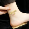Tornozeleira Tradicional com Moedas de Cobre e Sino Traditional Copper Coins Bell Charm Anklet