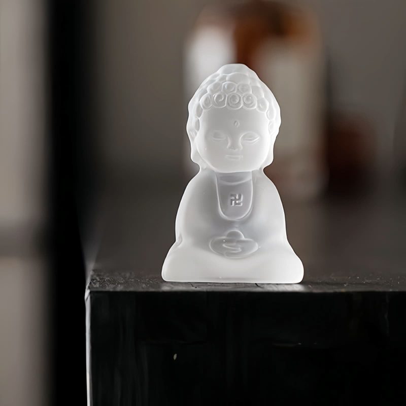 Decoración de Serenidad Buda Tathágata de Liuli Liuli Tathagata Buddha Serenity Decoration