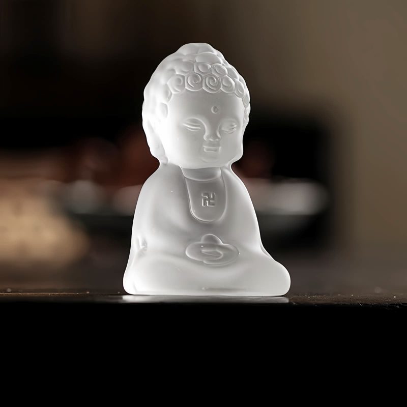 Decoración de Serenidad Buda Tathágata de Liuli Liuli Tathagata Buddha Serenity Decoration